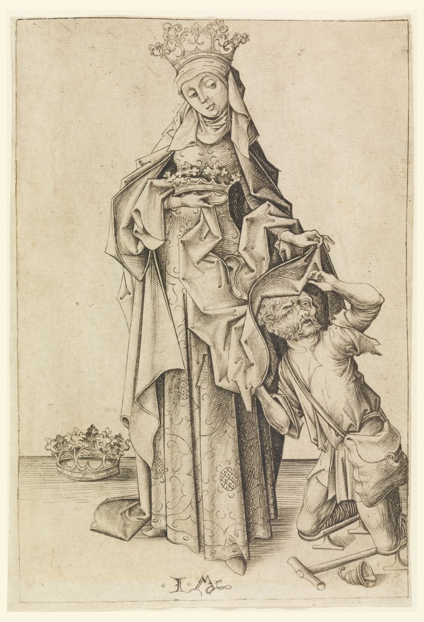 Sint Elisabeth door Israhel van Meckenem