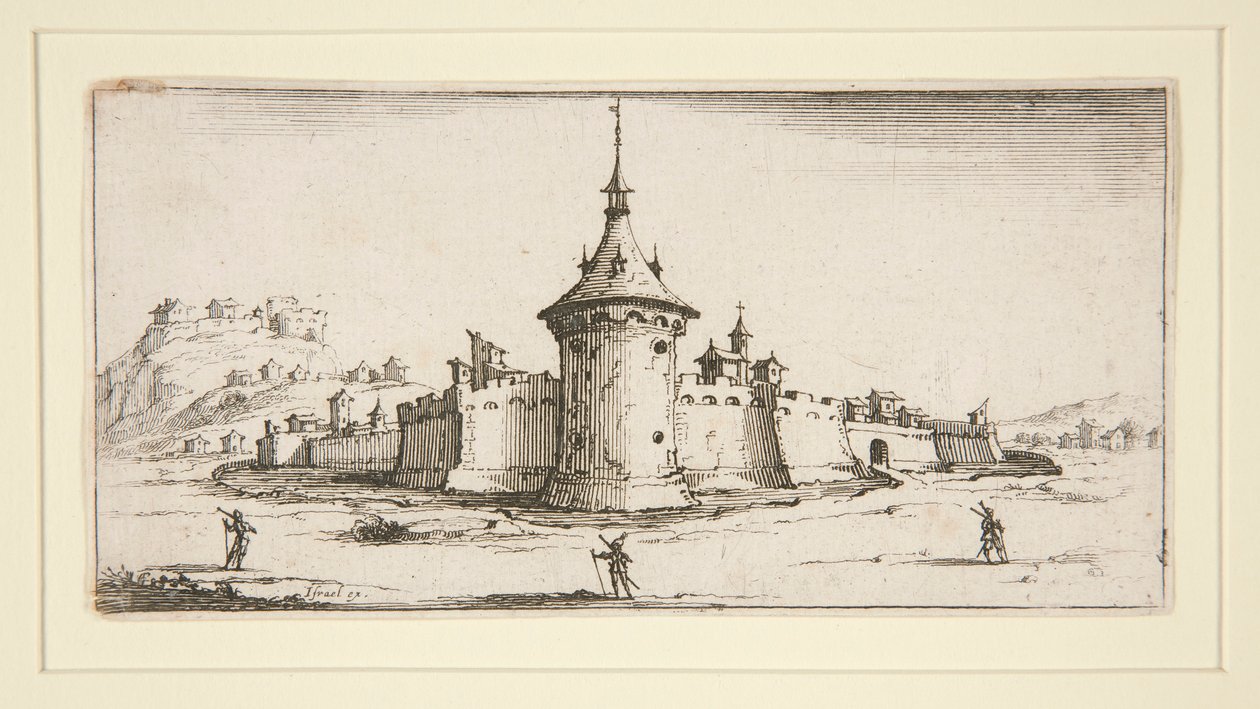 Een Bastion, of Een Vestingwerk door Israël Henriet
