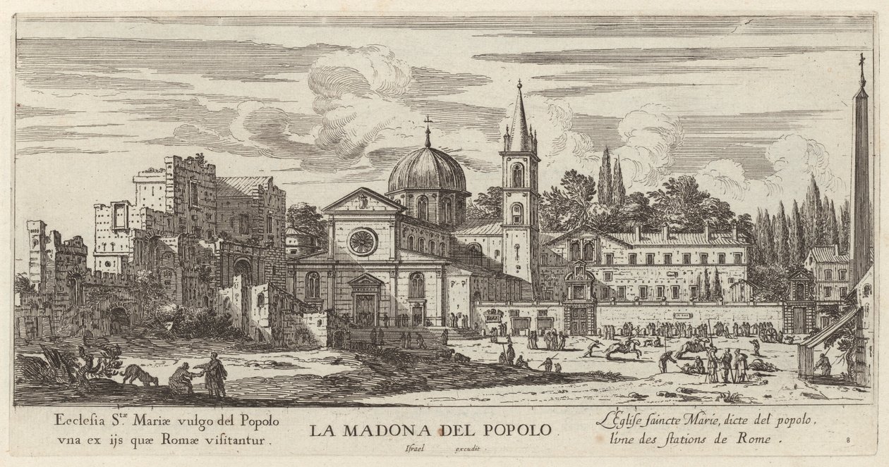 De Madonna del Popolo door Israël Silvestre