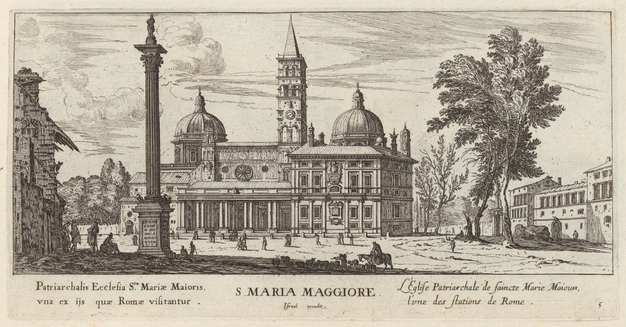 S. Maria Maggiore door Israël Silvestre