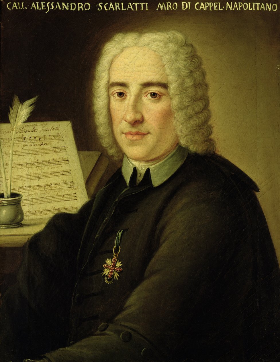 Alessandro Scarlatti (1660-1725) door Italian School