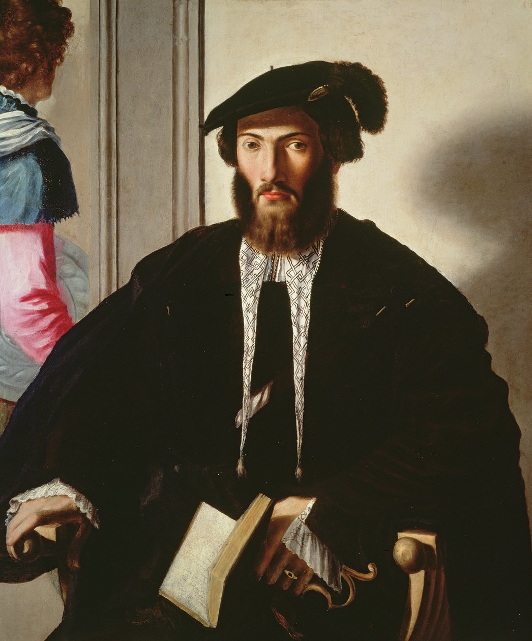 Portret van een heer door Italian School
