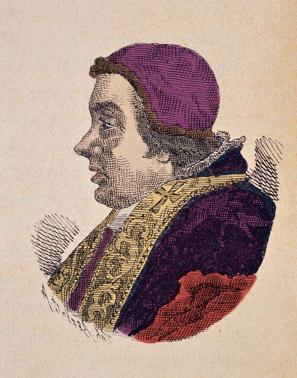 Portret van paus Clemens XIII (Clemente of Clemens) (1758-1769), 1898 door Italian School