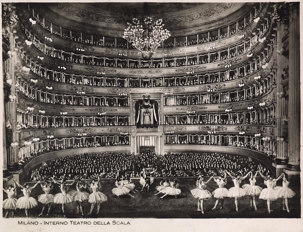 Het Ballet van de Scala van Milaan door Italian School