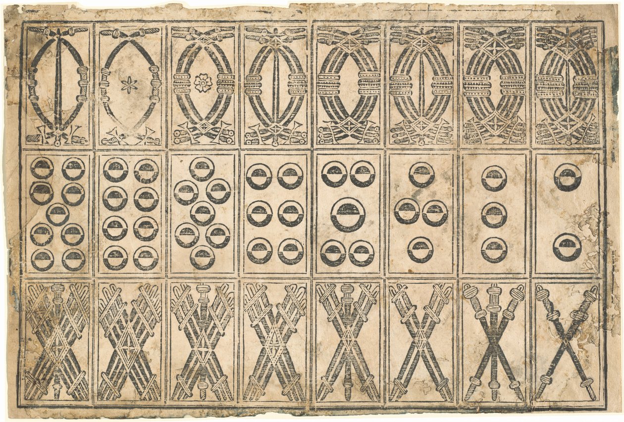 Speelkaarten door Italian 15th Century