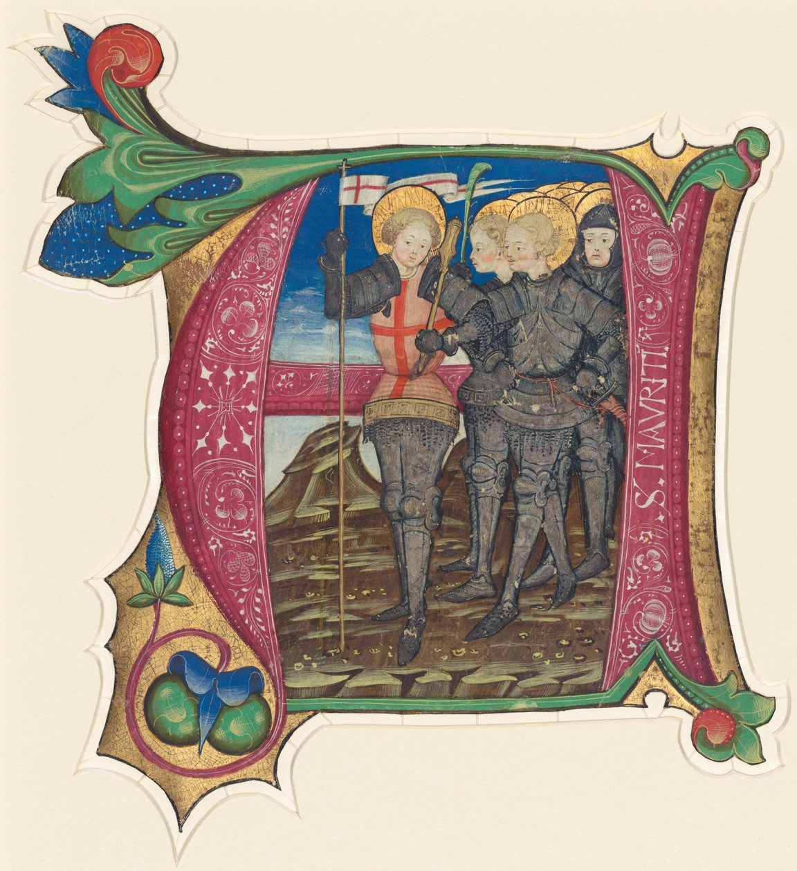 Sint-Mauritius en het Thebaanse Legioen door Italian 15th Century