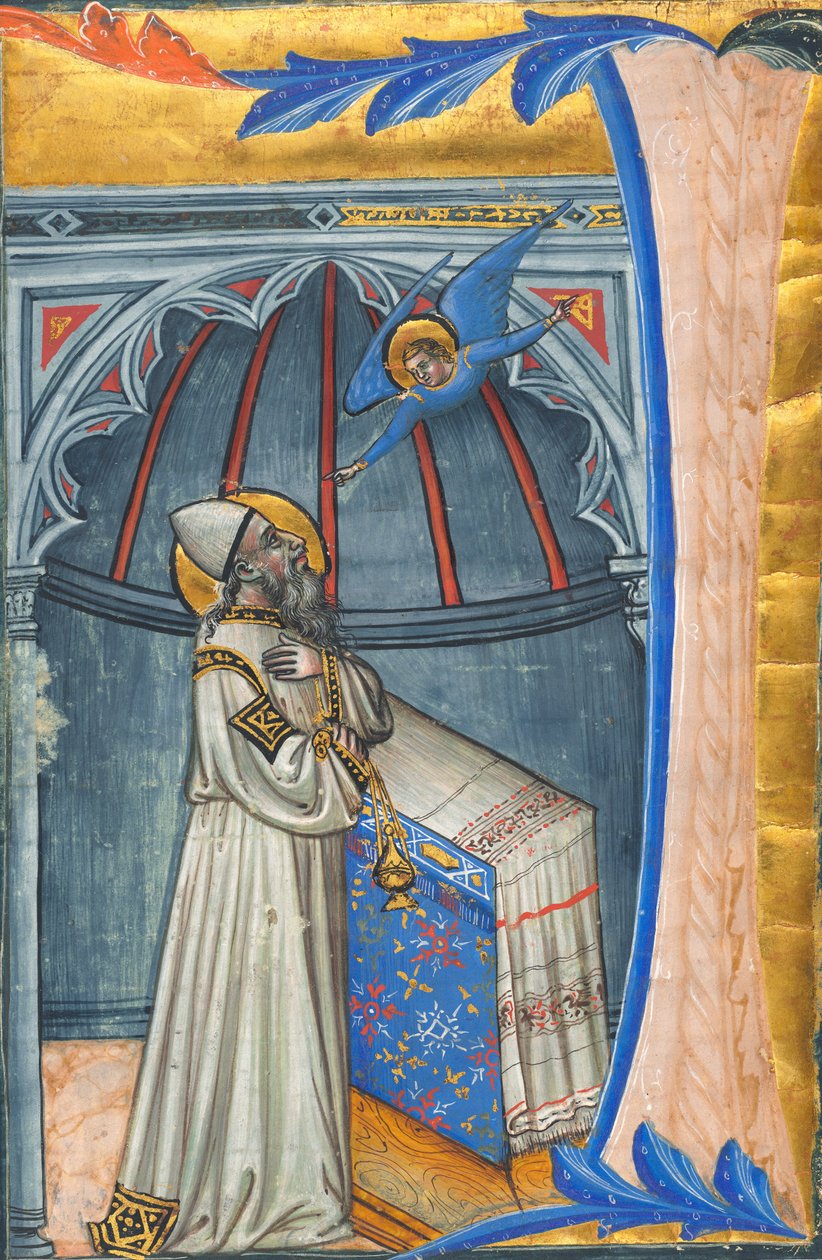 De Aankondiging aan Zacharias door Italian 15th Century