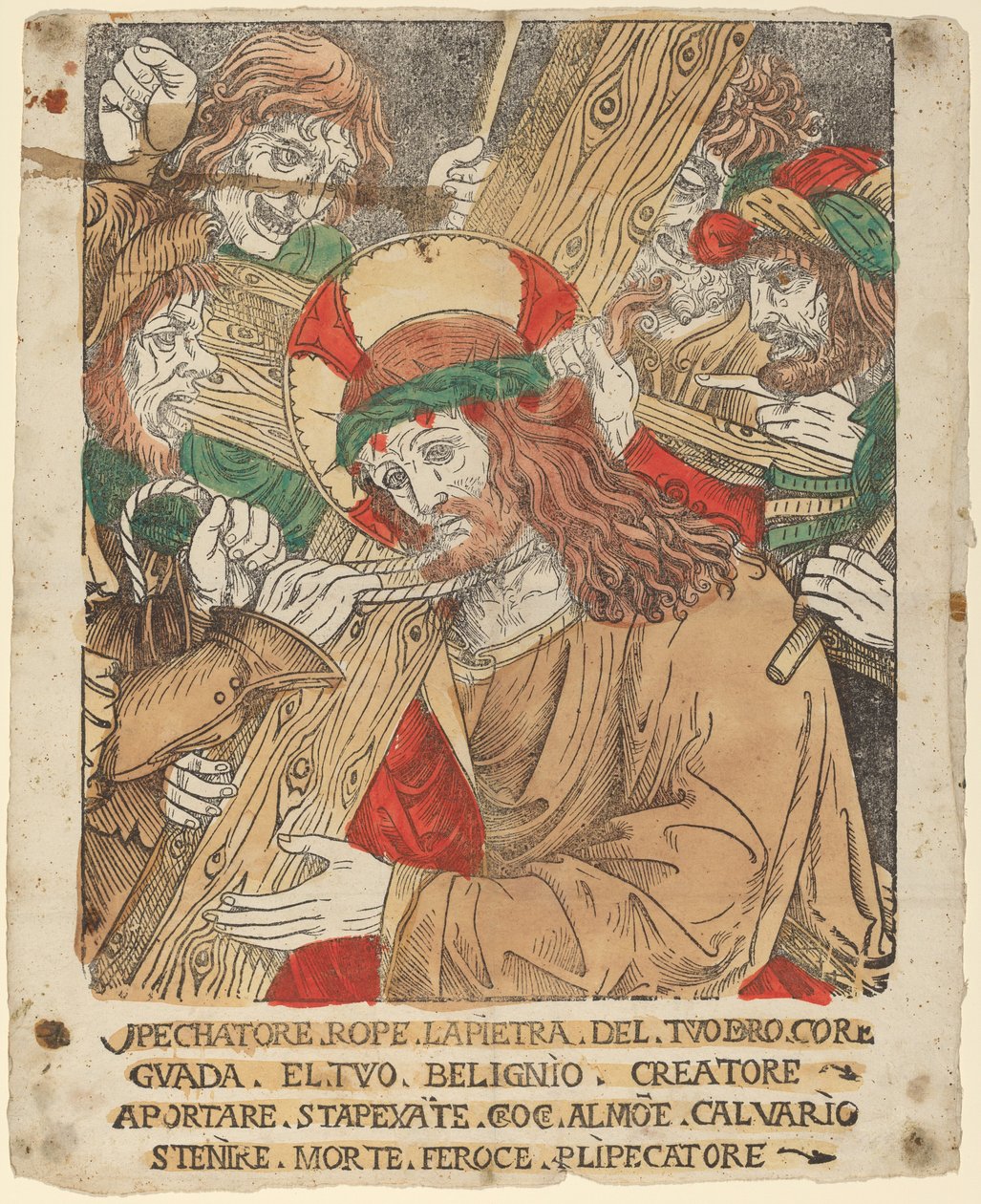Christus Draagt het Kruis door Italian 16th Century