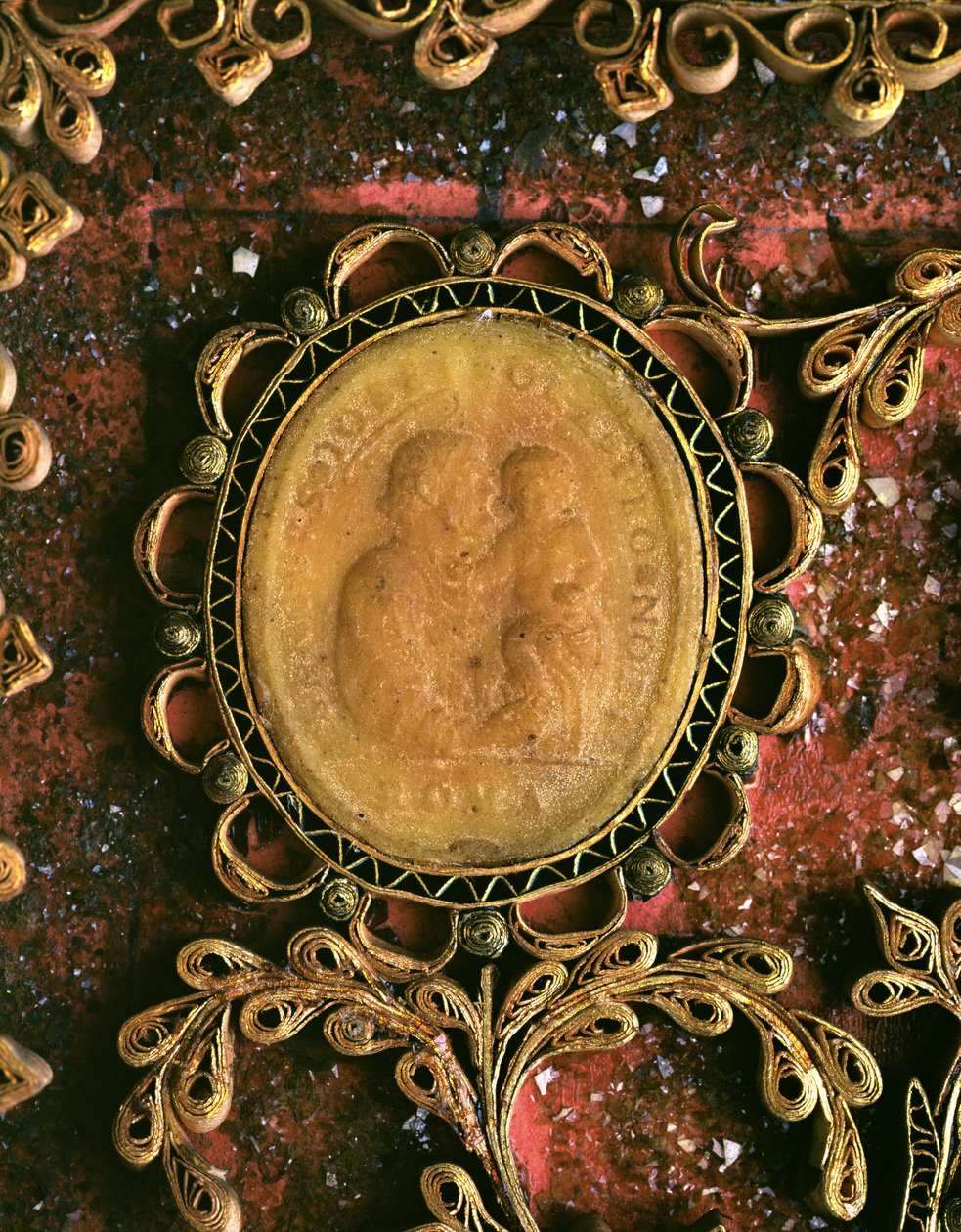 Agnus Dei met St. Joseph door Italian School