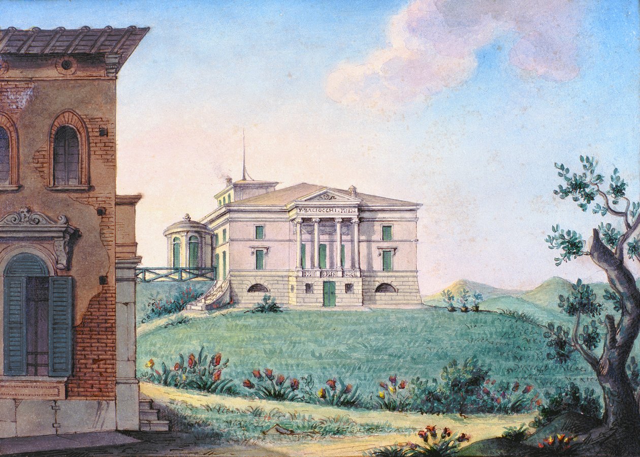 Belpoggio, Villa Baciocchi, Bologna door Italian School