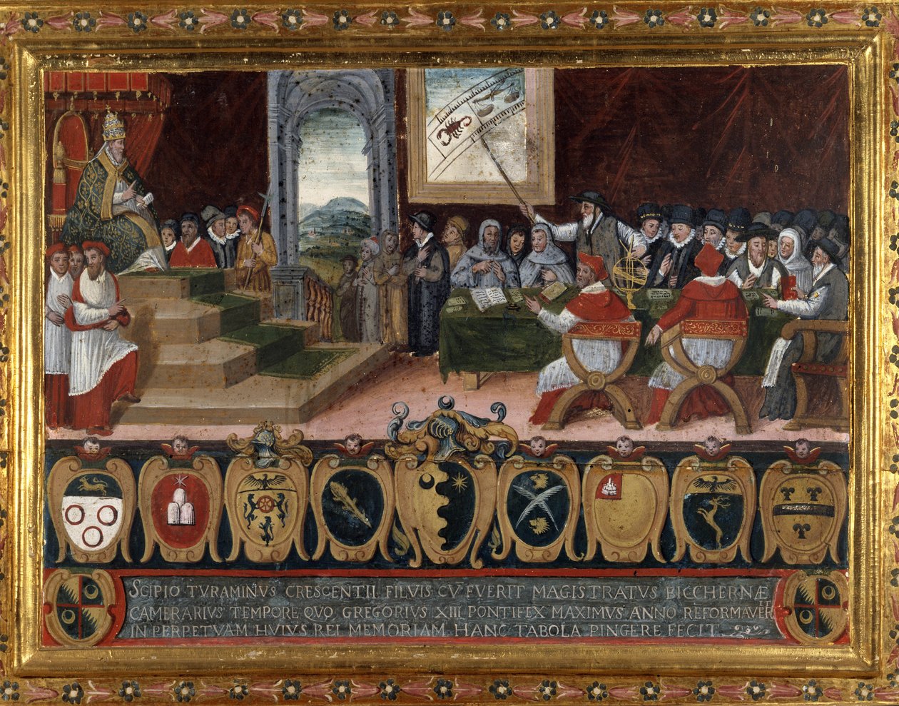 Gregorius XIII (Ugo Boncompagni) door Italian School
