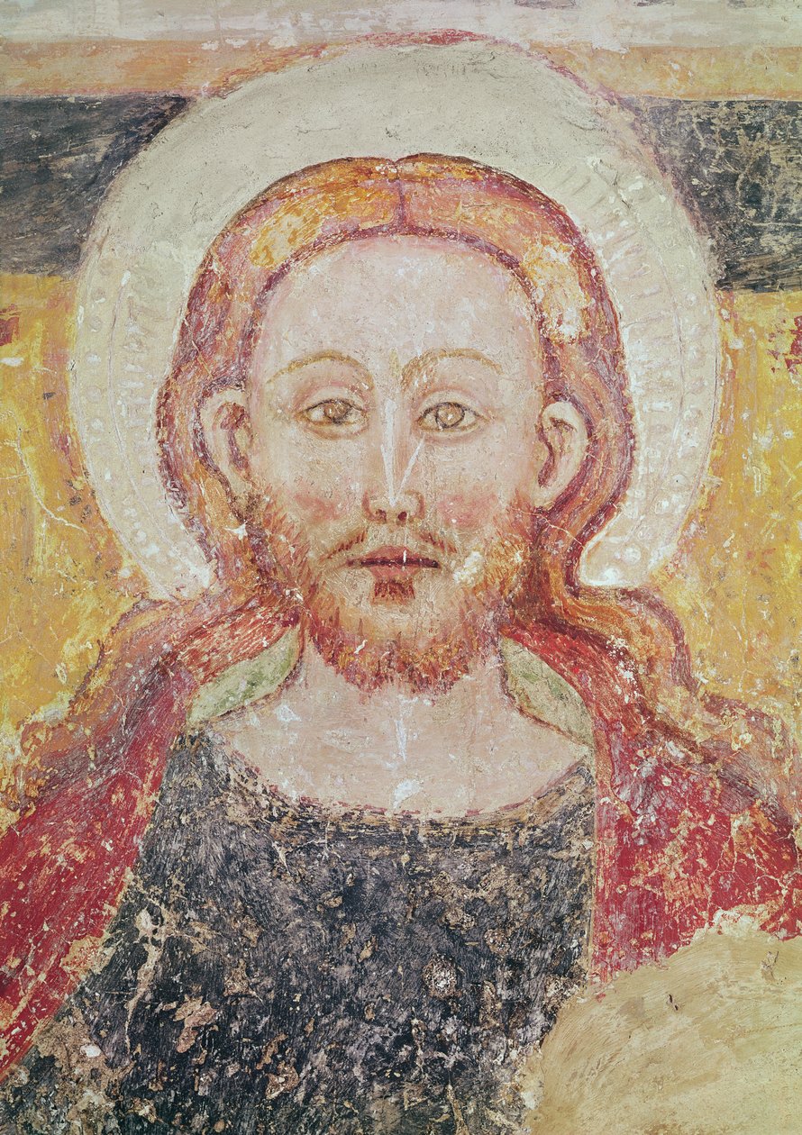 Hoofd van Christus door Italian School