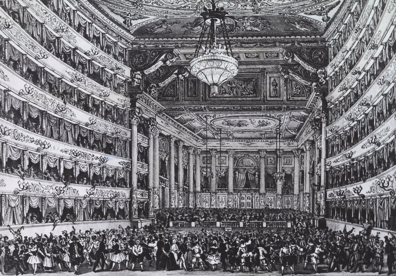 La Scala, Milaan door Italian School