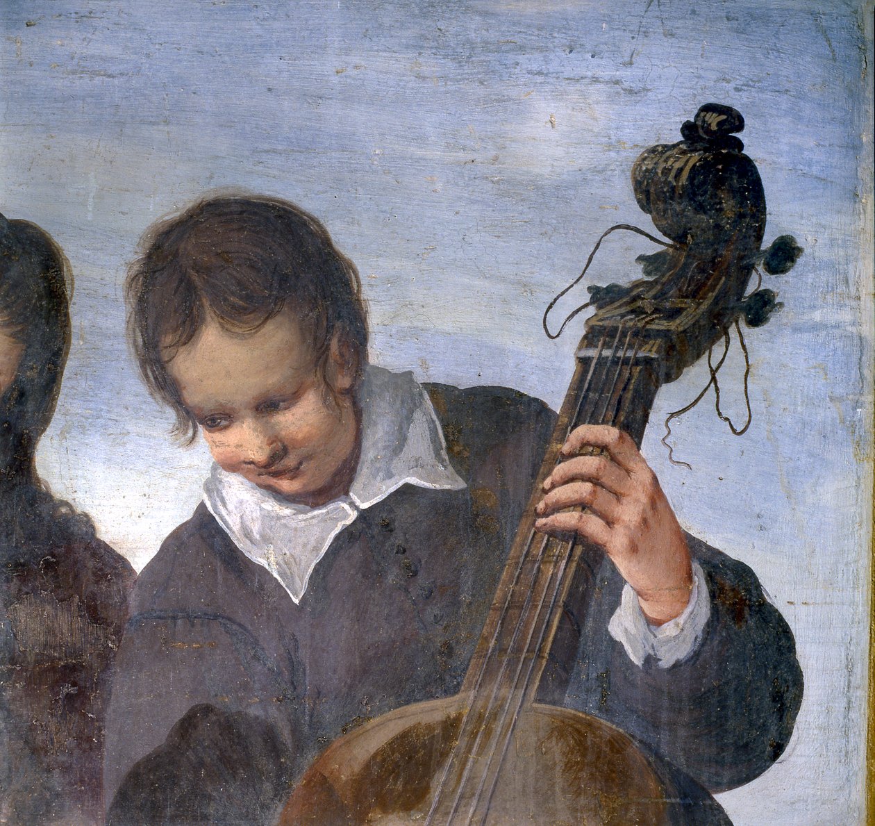 Muzikant, detail door Italian School