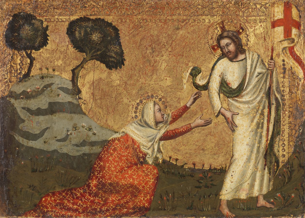 Noli me tangere, 1350-75 door Italian School