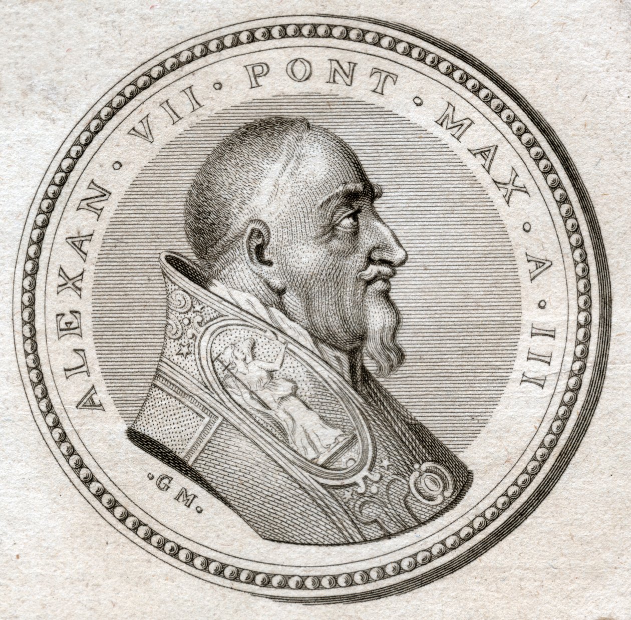 Paus Alexander VII door Italian School