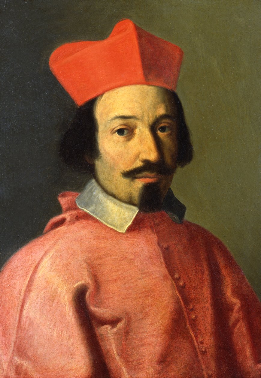 Portret van Alexander VII op 53-jarige leeftijd door Italian School