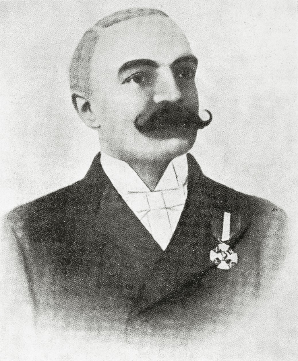 Portret van Emilio Salgari door Italian School