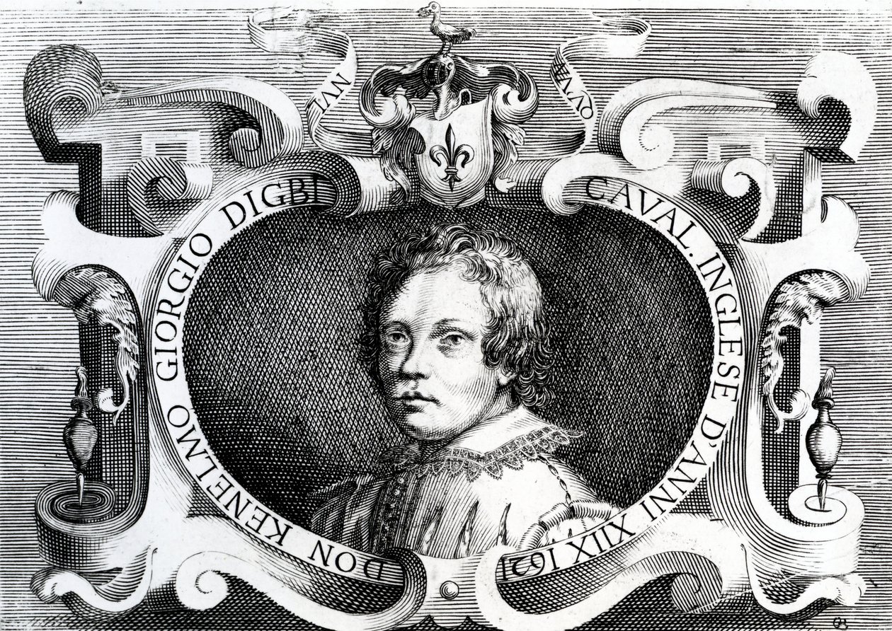 Portret van Sir Kenelm Digby, 1621 door Italian School