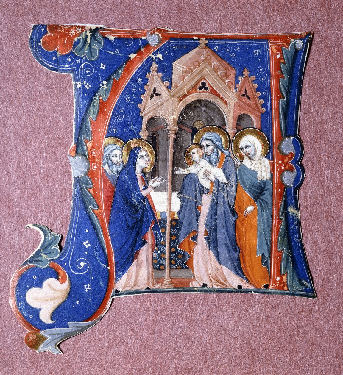 Presentatie van Christus in de tempel, ca. 1340 door Italian School