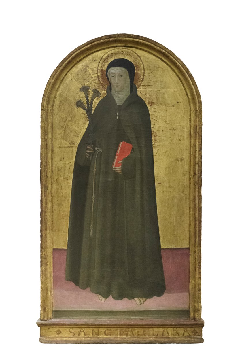 Sint Clara van Assisi door Italian School