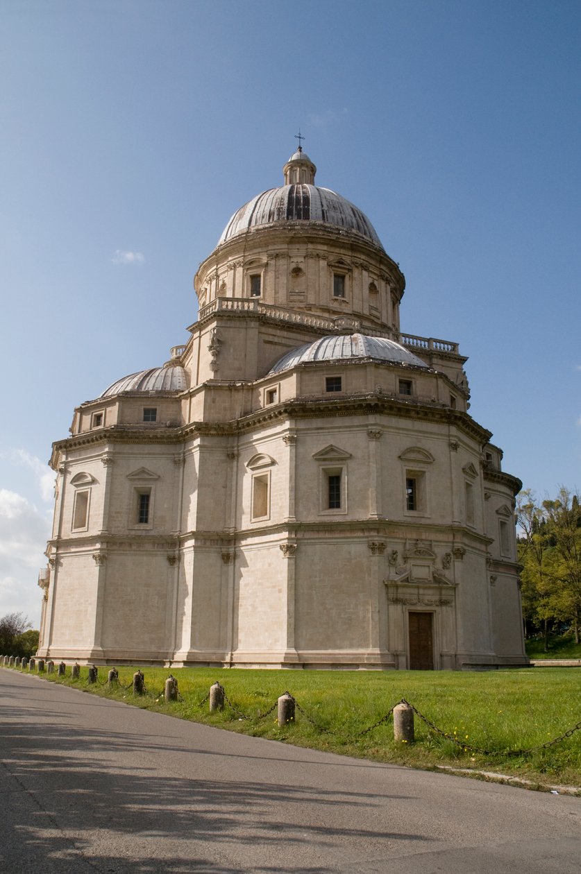 Santa Maria della Consolazione, Todi, Umbrië, Italië door Italian School