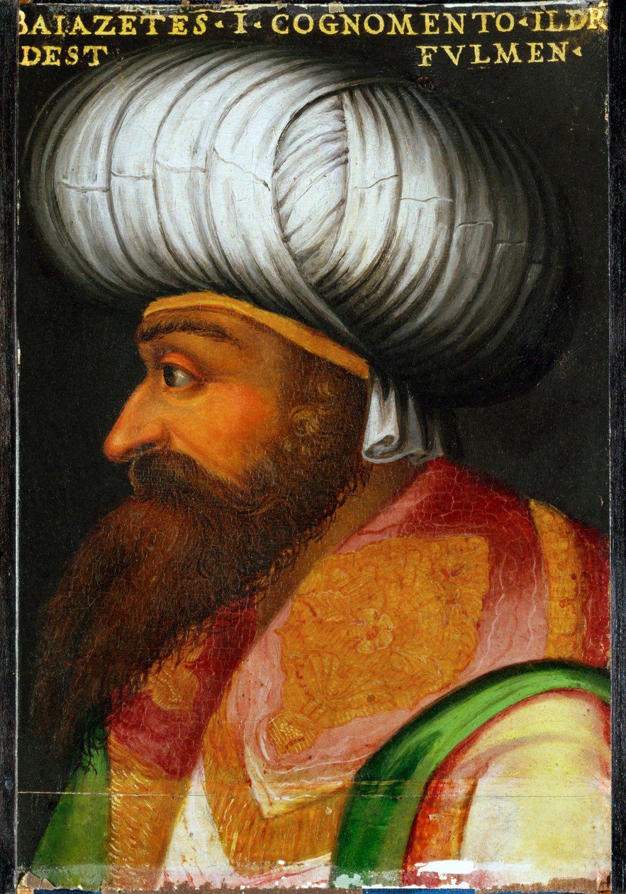 Sultan Bajezid I. Yldirim, regeerde 1389-1402 ... door Italian School