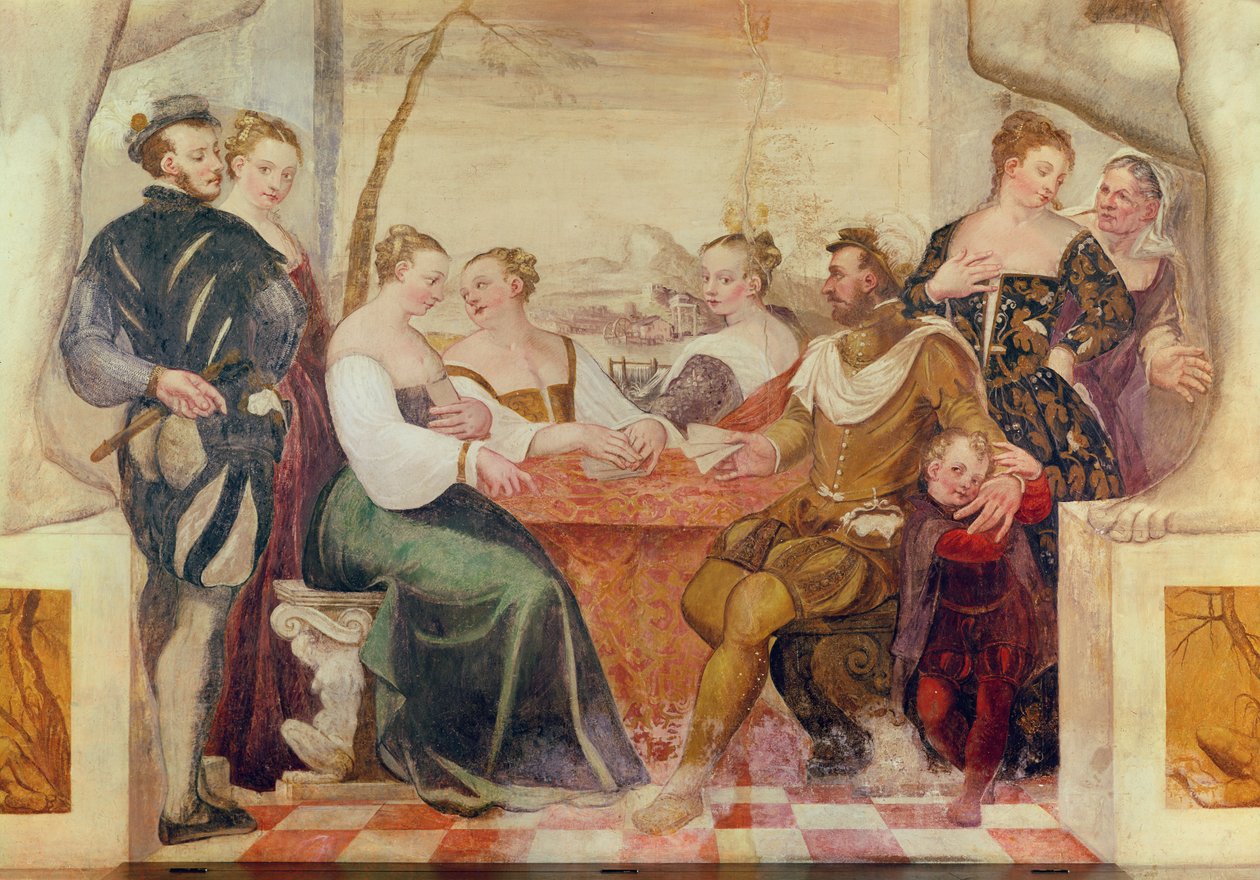 Het Kaartspel, 1570 door Italian School