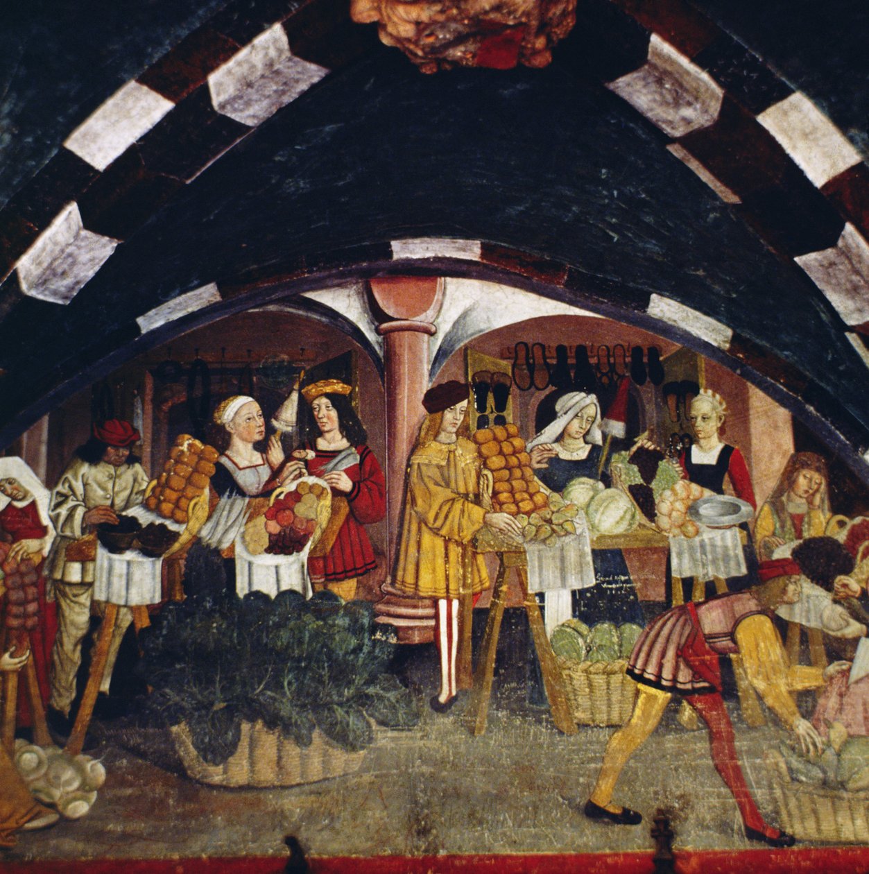 De Groenteboer door Italian School