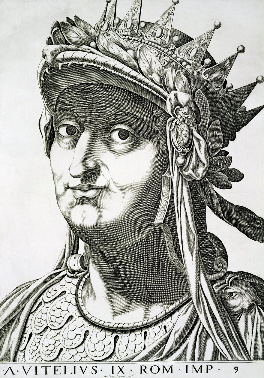 Vitellius (15-69 n.Chr.), 1596 door Italian School