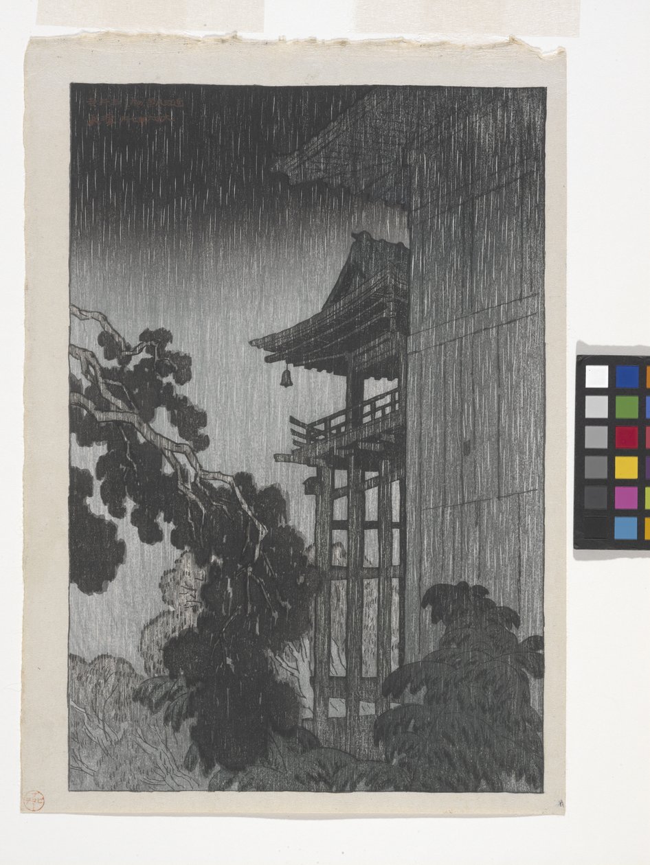 Miidera (Mii Tempel) door Ito Jakuchu