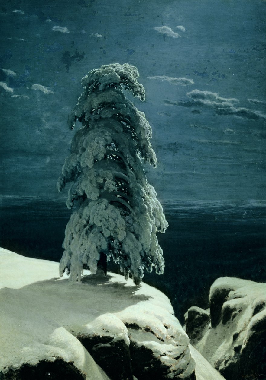 In het Wilde Noorden, 1891 door Ivan Ivanovich Shishkin