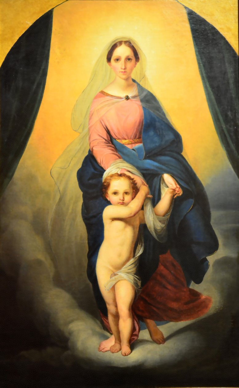 Madonna met kind door Ivan Khrutsky