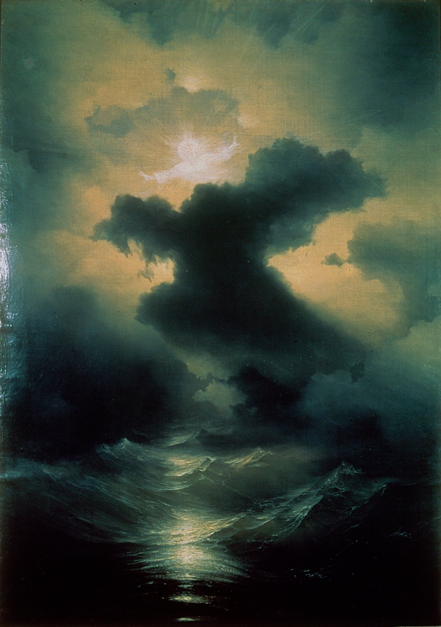 Chaos (De Schepping), 1841 door Ivan Konstantinovich Aivazovsky