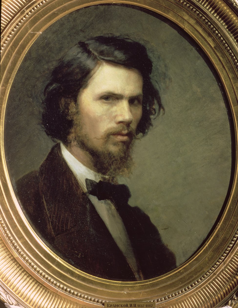 Zelfportret, 1867 door Ivan Nikolaevich Kramskoy