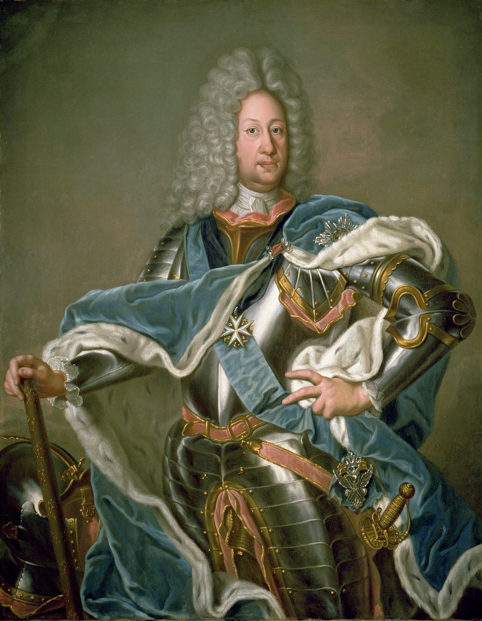 Portret van graaf Boris Sheremetyev, 1760 door Ivan Petrovich Argunov