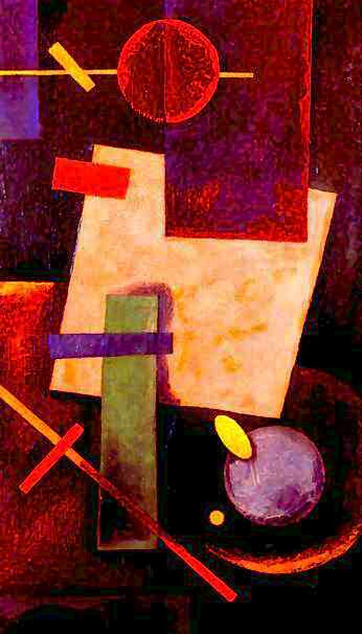 Suprematistische Compositie, 1916 door Ivan Kliun