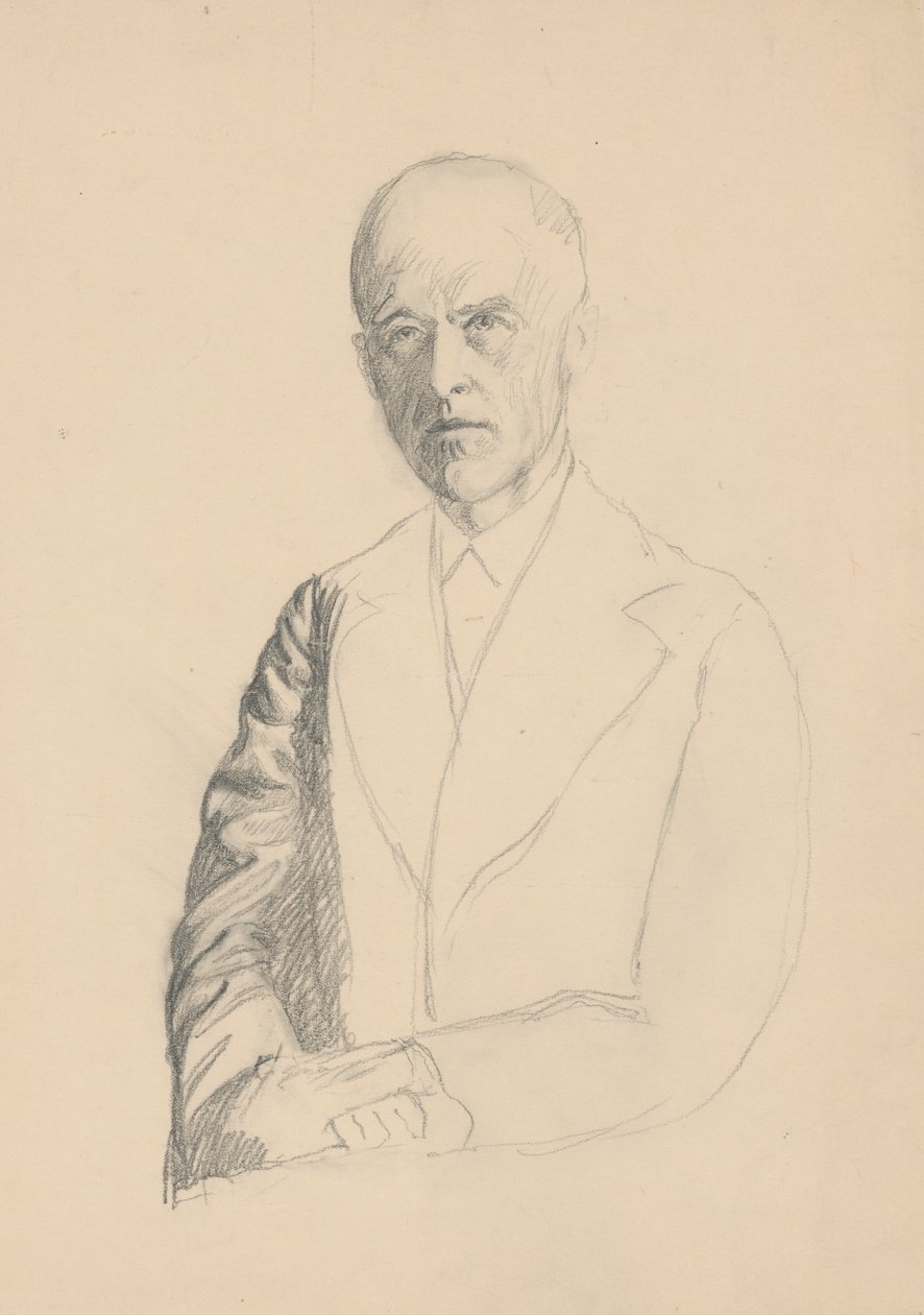 Man met gevouwen handen door Ivan Zabota