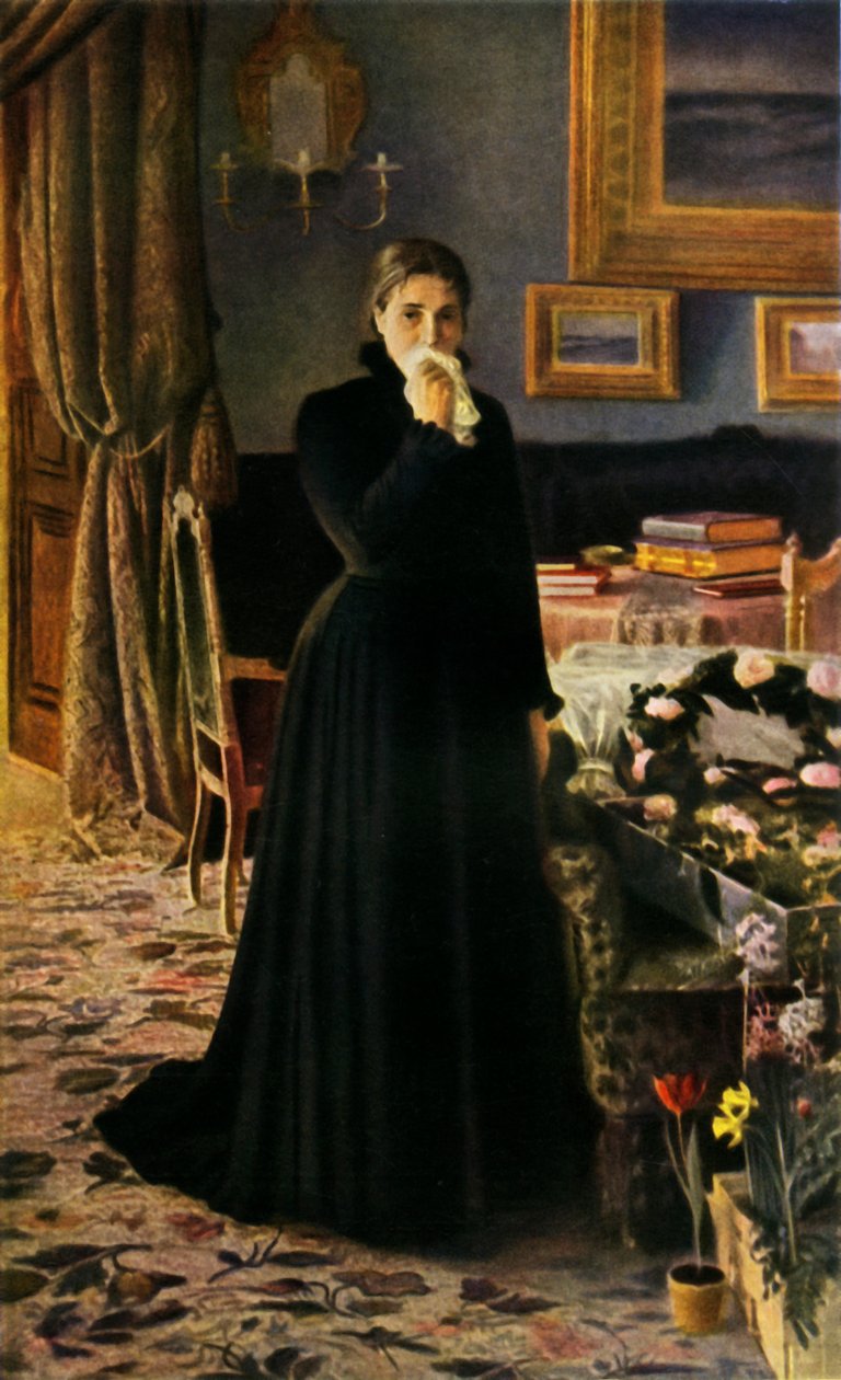 Ontroostbaar verdriet, 1884, 1965 door Ivan Kramskoy