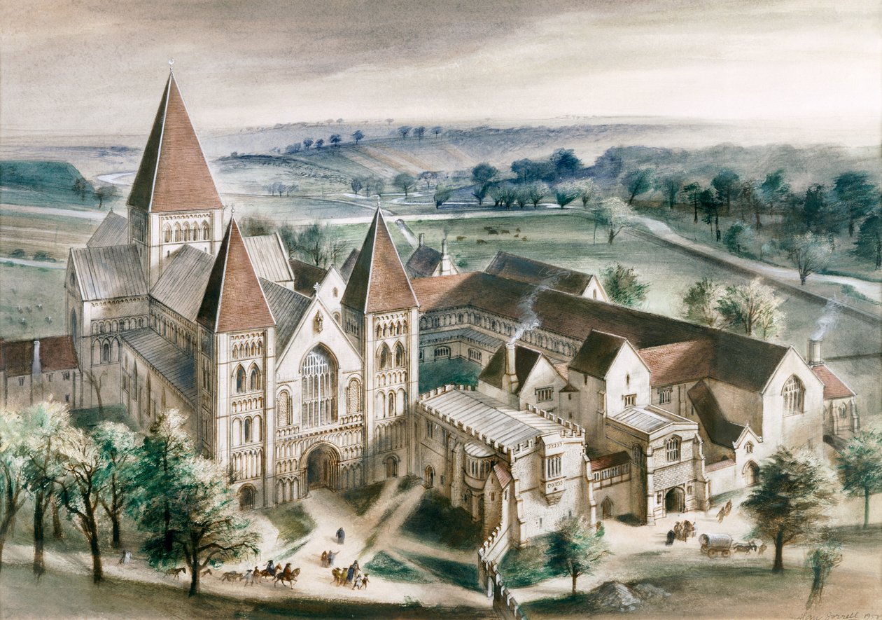 Castle Acre Priory door Ivan Lapper