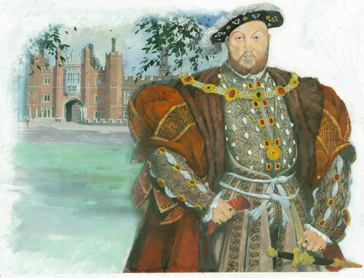 Koning Hendrik VIII van Engeland door Ivan Lapper