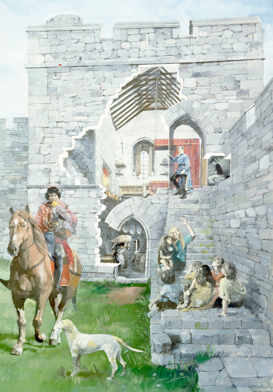 Pickering Castle, 13e eeuw door Ivan Lapper