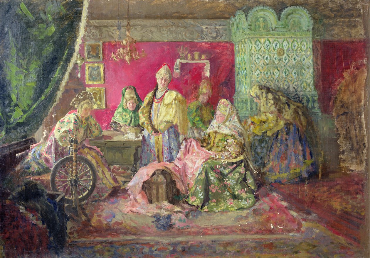 In een Boyar Huis door Ivan Semyonovich Kulikov