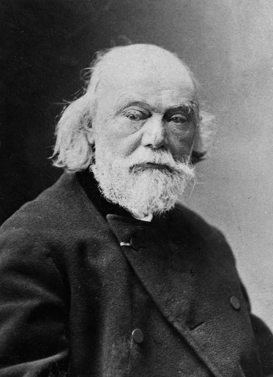 Portret van Auguste Barthélemi Glaize door J. E. Tourtin