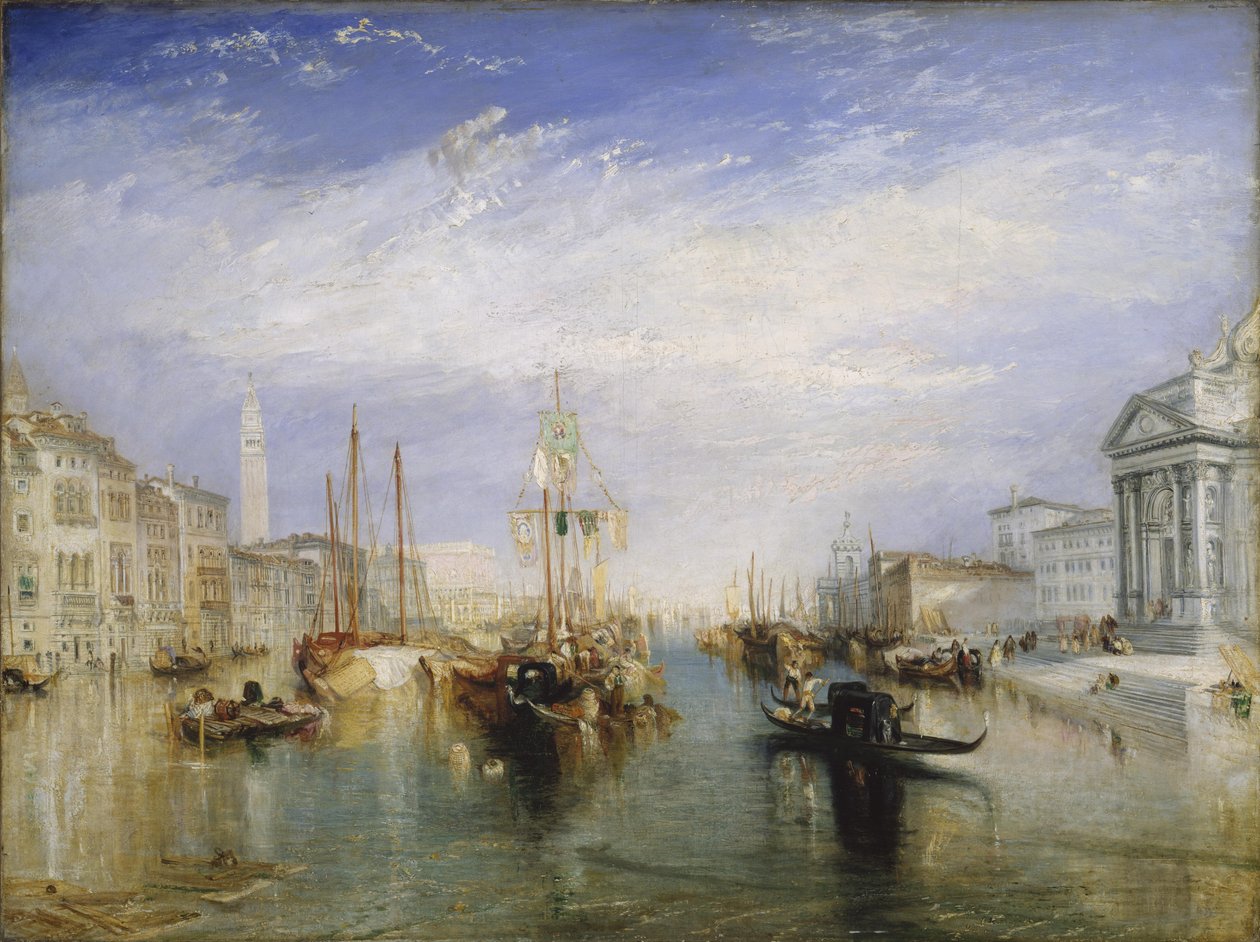 Het Grote Kanaal - Venetië door Joseph Mallord William Turner