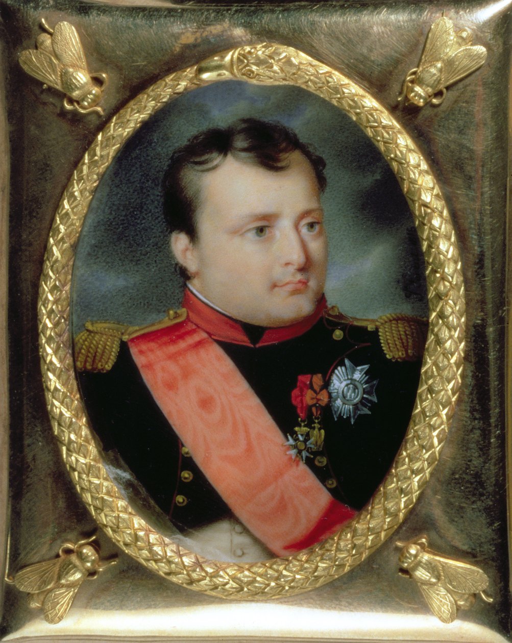 Portretminiatuur van Napoleon Bonaparte, 1815 door J. Parent