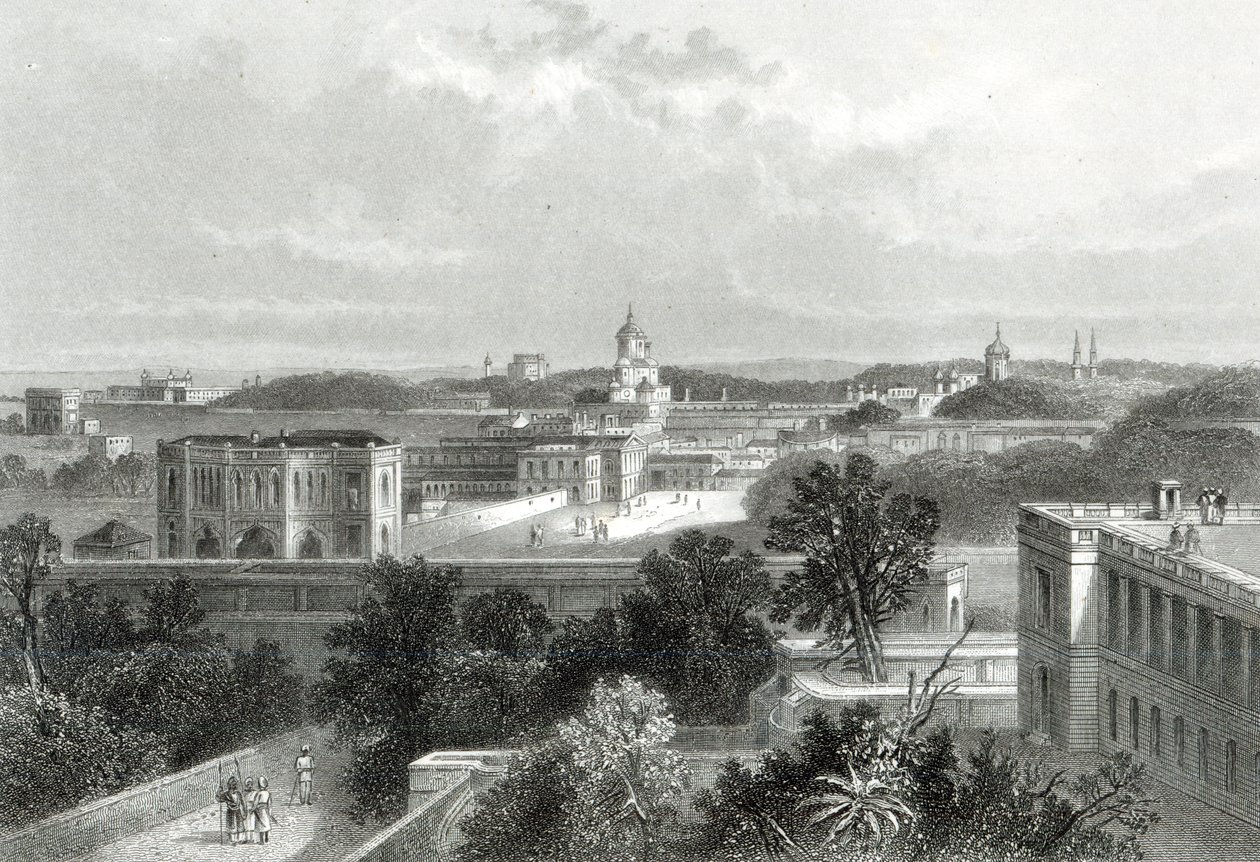 Lucknow, gegraveerd door E.P Brandard, c.1860 door John Ramage