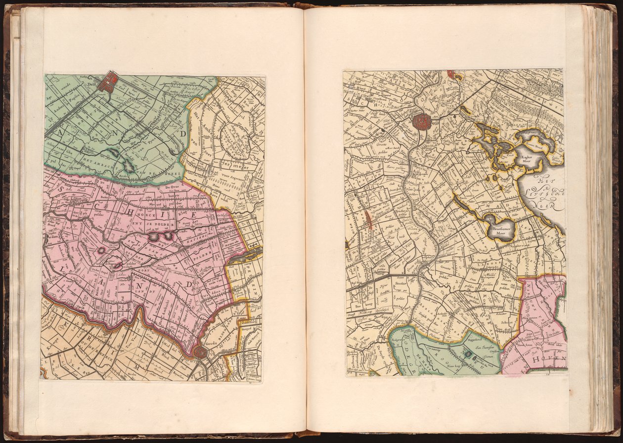 Comitatus Hollandiae et Dominii Ultraiectini tabula / [door Jacob Aertsz. Colom] door J.A. Colom