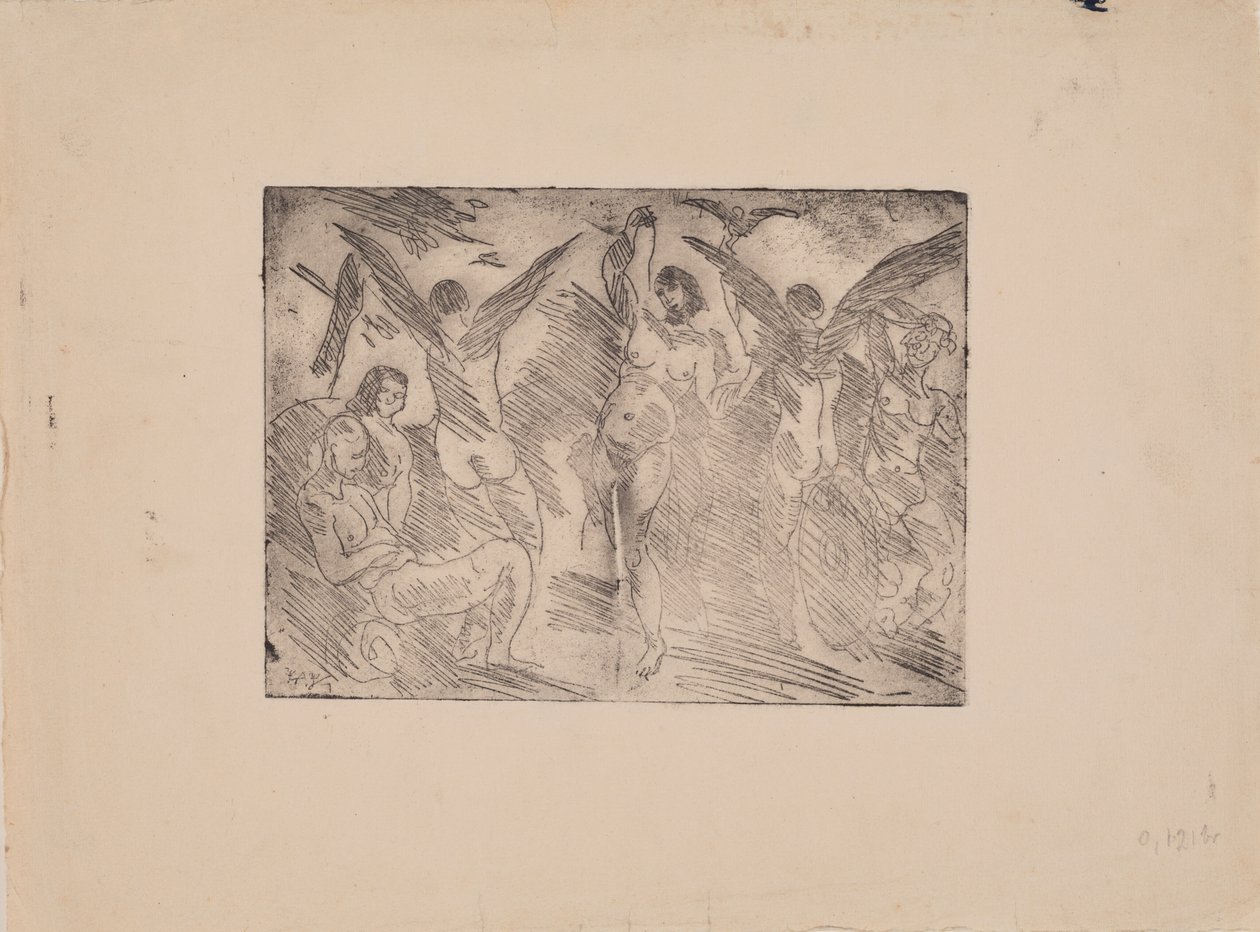 Allegorische compositie door J.A. Jerichau