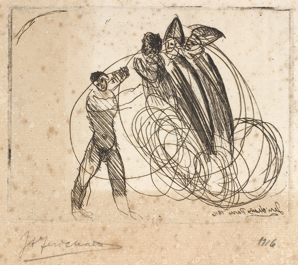 Compositie door J.A. Jerichau